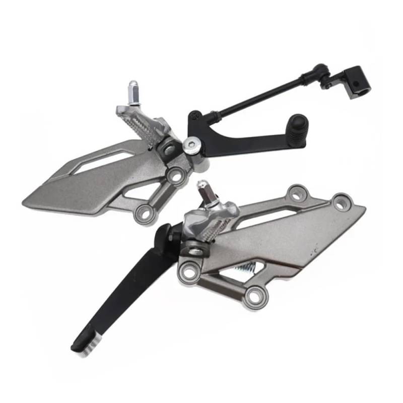 Fußrasten Pedal Motorrad Schalthebel Vorne Fuß Peg Halterung Fußstütze Pedal Shifter Für KA&WASAKI Ninja 300/250/R Z250 Z300 EX250 von OLMAFD