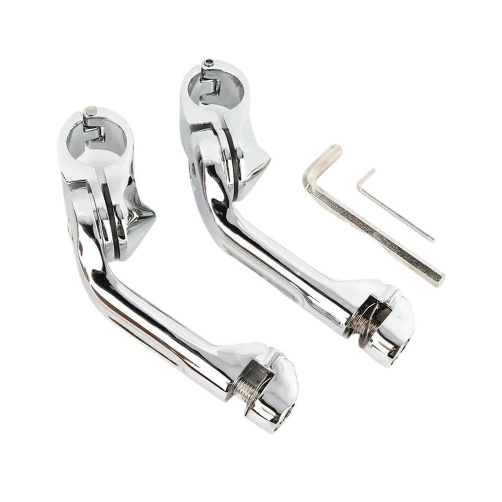 Fußrasten Pedal Motorrad Universal Für Ha&rley Da&vidson Road Glide Road King Lange Autobahn Fußrasten 1-1/4 "Crash Bar Motor Schutz Rest Pedal von OLMAFD