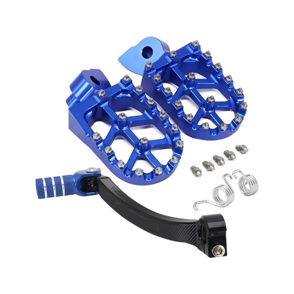 Fußrasten Pedal Motorräder CNC Fußrasten Fußrasten Fußrasten Shifter Shift Pedal Hebel Set Für YA&MAHA YZ WR 250 450 250F 450F YZ250F YZ450F von OLMAFD