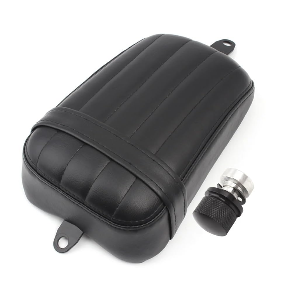 Motorrad Soziussitz Motorrad Schwarz Hinten Passagier Sitz Sozius Kissen Sitz Pad Schraube Mutter PU Für Ha&rley Softail Slim FLSL Street Bob FXBB 18-20 von OLMAFD