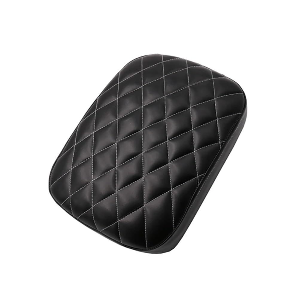 Motorrad Soziussitz Universal Motorrad Hinten Passagier Sitz Pad Kissen Saugnapf Sozius Für Dyna Für Sportster Passagier Sitzkissen Sozius von OLMAFD