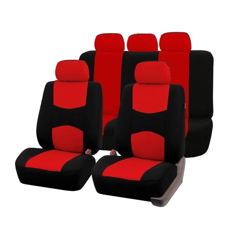 OLMAFD Auto-Schonbezüge Universal 5seats Universal-Autositzbezug Mit Innenkissen Geeignet Für PKW LKW Und SUV Und Leicht Zu Reinigen von OLMAFD