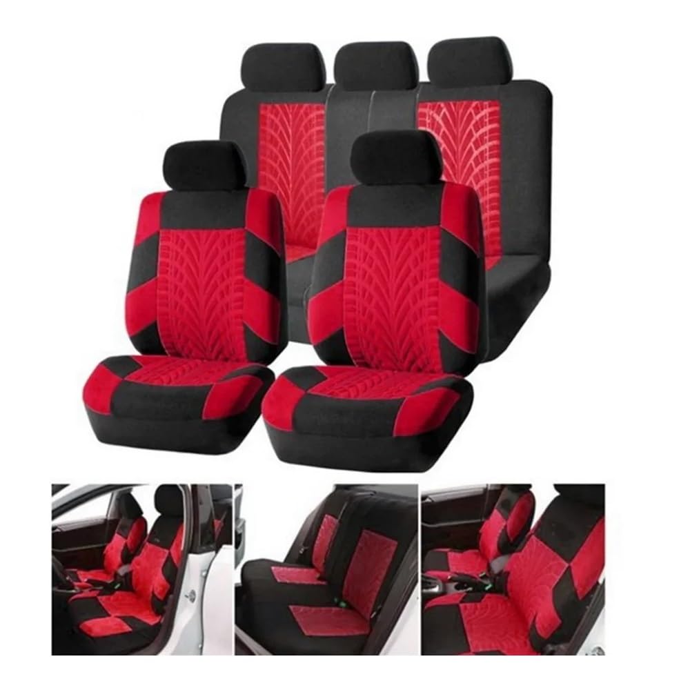 OLMAFD Auto-Schonbezüge Universal Auto Schutz Stickerei Auto Sitzbezug Für Master T39 Für Clio V Für Koleos Für Scenic Für Dokker Für Kangoo von OLMAFD