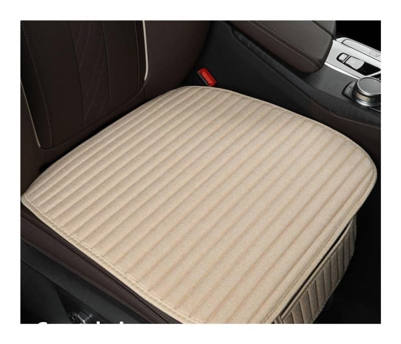 OLMAFD Auto-Schonbezüge Universal Autositzbezug Flachs Sitzschutzkissen Automobil Rückenlehnenkissen Pad Bezüge Matte Four Seasons Car Supplies Set von OLMAFD