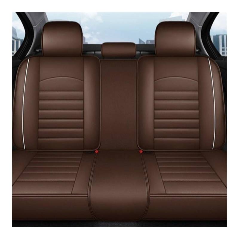 OLMAFD Auto-Schonbezüge Universal Universal All Inclusive Auto PU Sitzbezug Für Pajero 4 2 Sport Für Outlander XL Für ASX Zubehör Schutz von OLMAFD