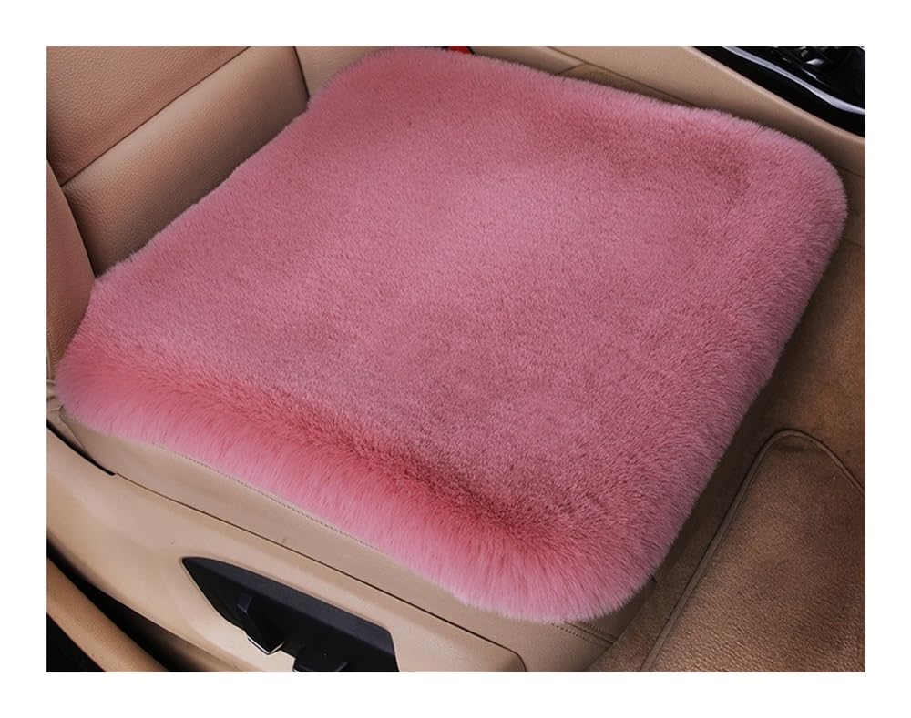 OLMAFD Auto-Schonbezüge Universal Universal Winter Auto Sitzkissen Nachahmung Kaninchen Fell Auto Sitz Abdeckung Dicken Plüsch Weich Und Warm von OLMAFD