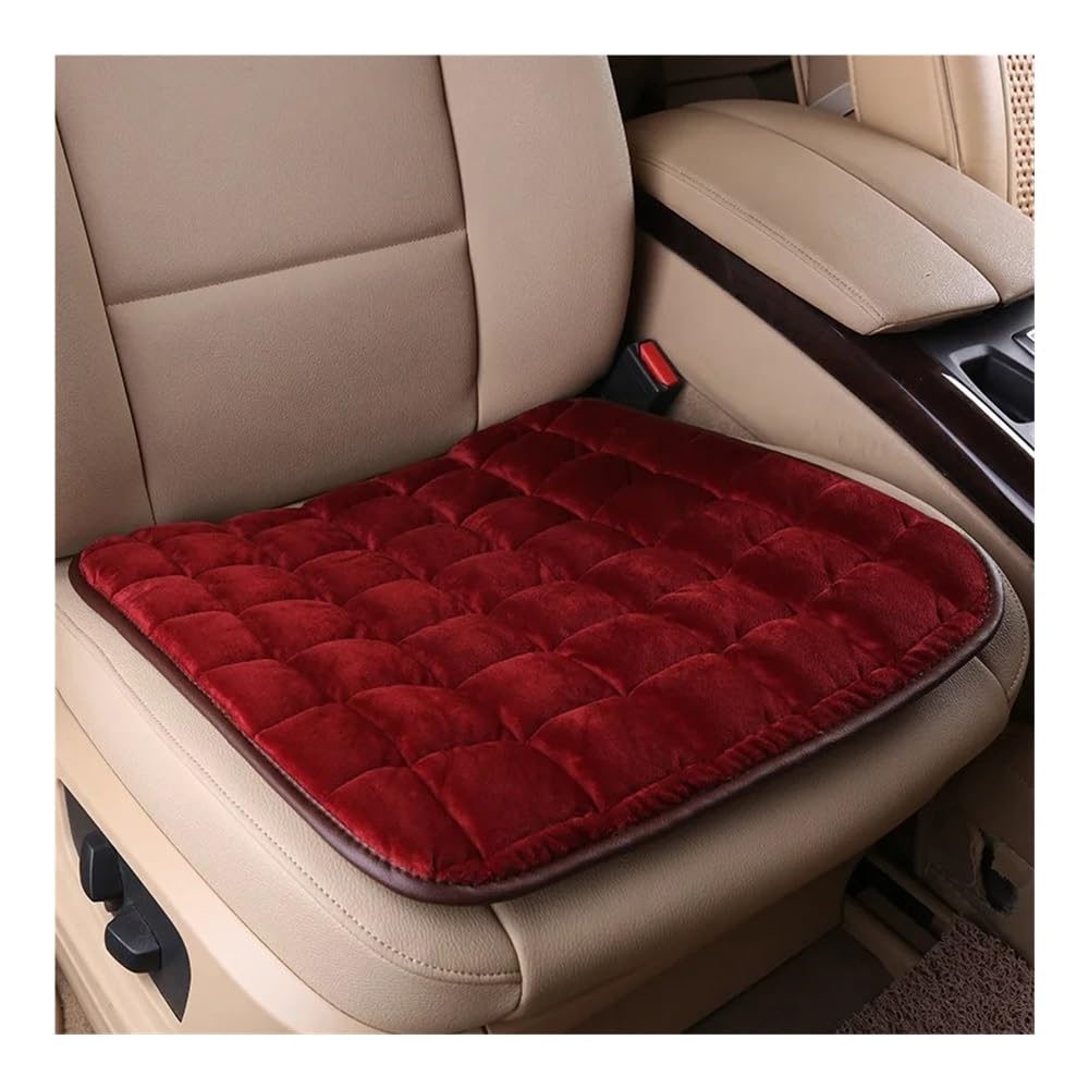 OLMAFD Auto-Schonbezüge Universal Universal Winter Warm Auto Sitzbezug Kissen Anti-Rutsch Vordersitz Sitz Atmungsaktive Pad Auto Sitz Schutz Sitzbezüge Für Autos von OLMAFD