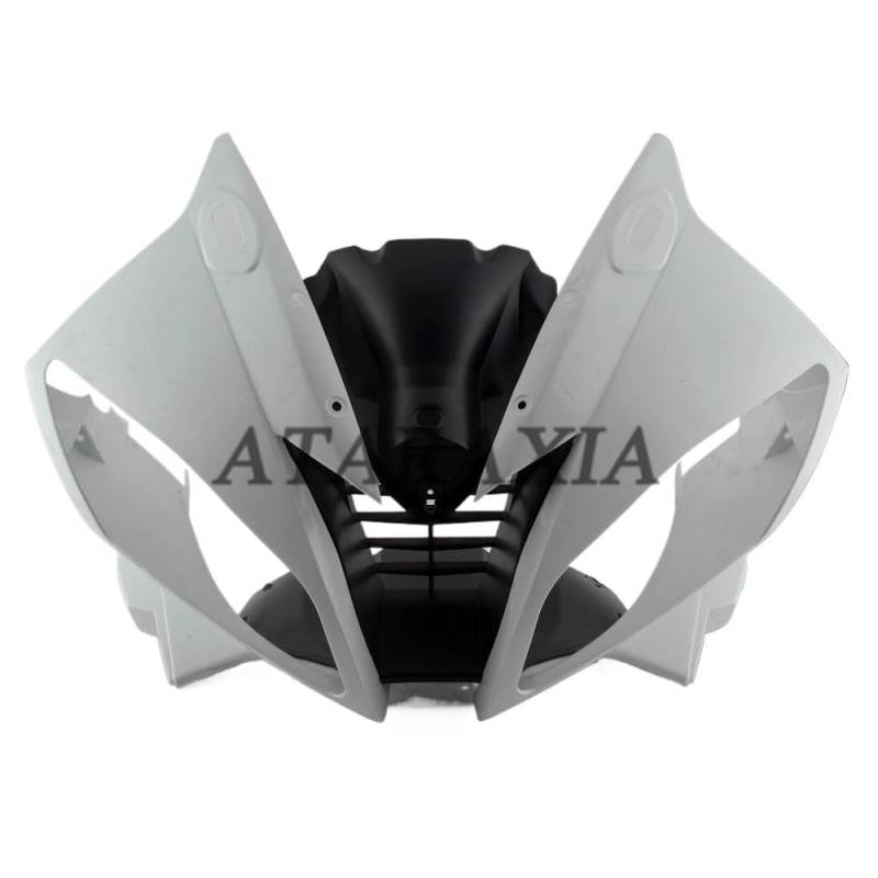 Seitenverkleidungen Winglets Unlackierte vordere obere Nasenverkleidung für YZF R6 YZFR6 2006 2007 YZF-R6 06 07 Motorradoberverkleidungsverkleidung von OLMAFD