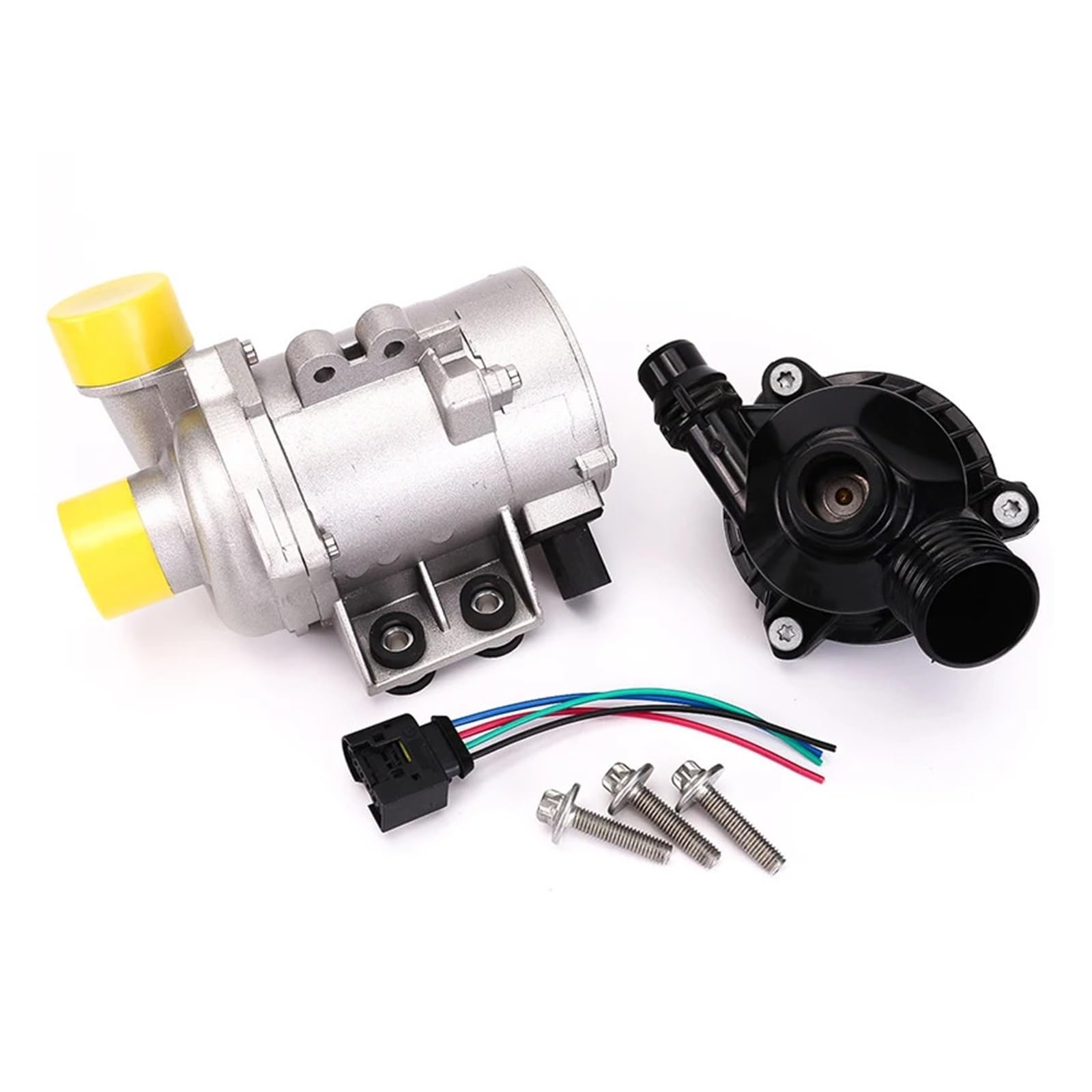 OLMLABC 11517586925 11537549476 Wasserpumpe mit Thermostat-Kit Kompatibel for BMW E60 E61 E81 E87 E90 E91 X1 X3 X5 Z4 325i 330i 525i 530i 630i 730i von OLMLABC