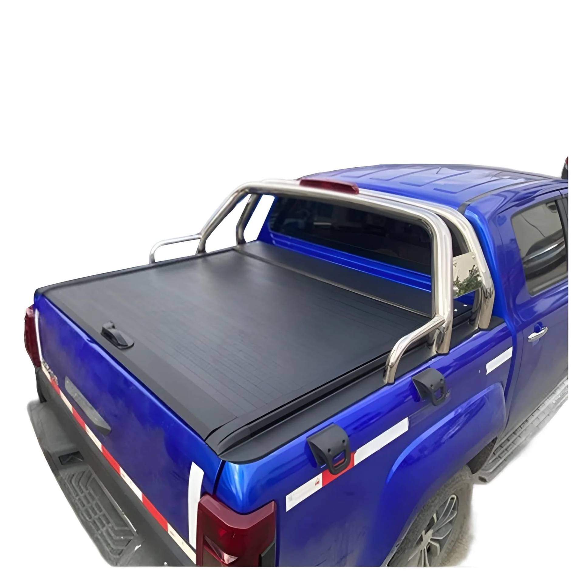 OLMLABC Aluminium Harte Einziehbare Manuelle Pickup Lkw Bett Abdeckung Tonneau Abdeckung Kompatibel for GMC Sierra 1500 2500 3500 von OLMLABC