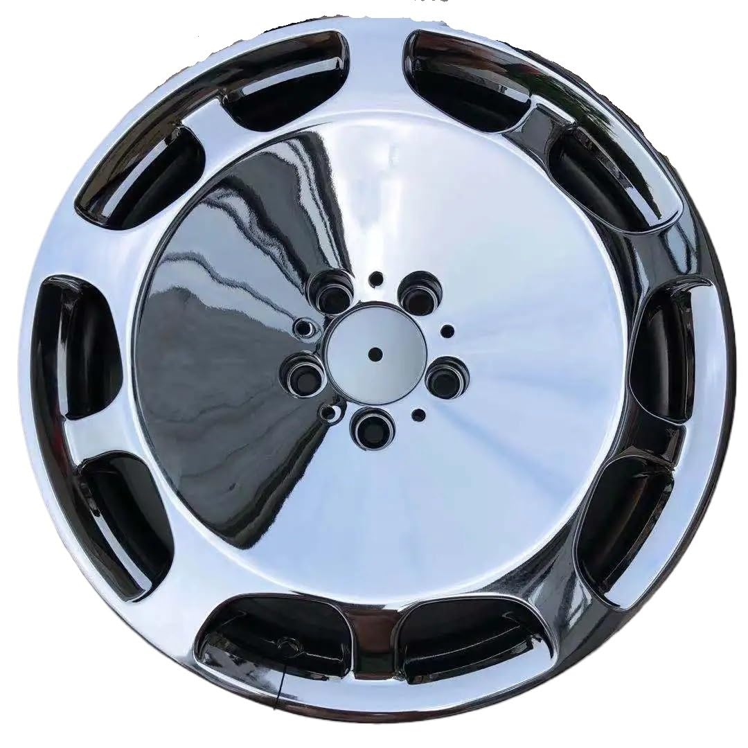 OLMLABC Chrom 18 19 20 Zoll 5x112 Auto-Leichtmetallfelgen, kompatibel mit Mercedes-Benz CES-Klasse, kompatibel mit Maybach CLA GLC SLC GLK W211 W221 W203 S63 AMG(18in.) von OLMLABC