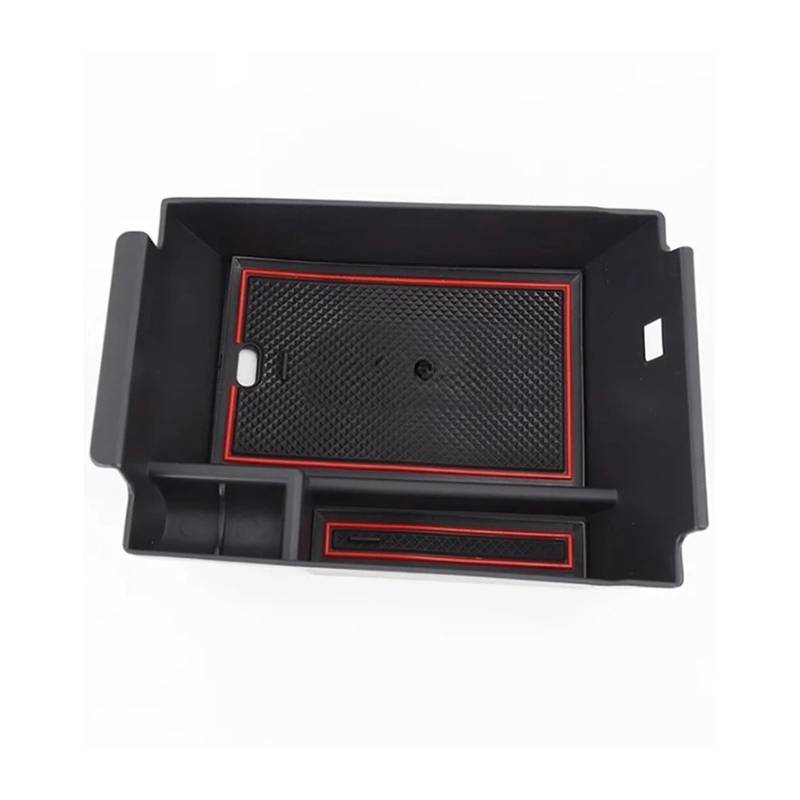 OLMLABC Kompatibel for Mercedes 20–24 Modelle W167 GL350 450 Aufbewahrungsbox. Kompatibel for GLS450 zentrale Armlehnenbox zur Aufbewahrung von Autozubehör(Black armrest Box) von OLMLABC