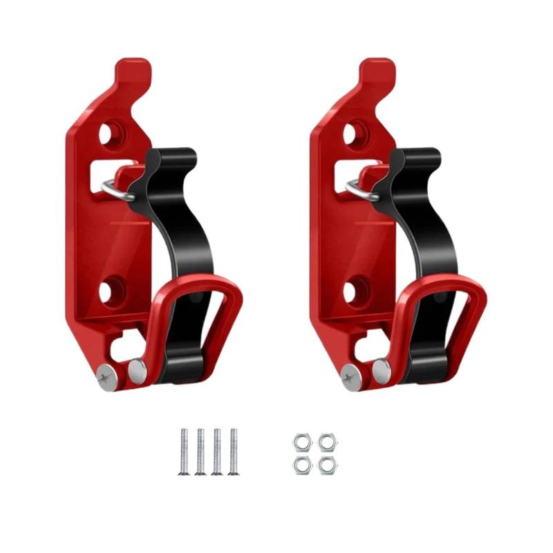 OLQYBD 2-4 STÜCKE Schaufelhalterung for Dachgepäckträger Wandhalterung Schaufelhalterungen Auto Auto Offroad LKW-anhänger RV Boot Zubehör(Forged Carbon1) von OLQYBD