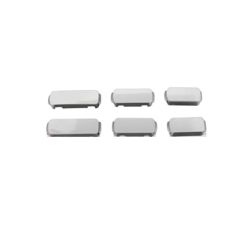 OLQYBD 2 Stück Auto-Dachträger, Schienenkappen-Ende, dekorative Abdeckung, Ersatzzubehör, kompatibel mit Land Rover Discovery Sport, Auto-Rack-Zubehör(2Pcs Silver Rear) von OLQYBD