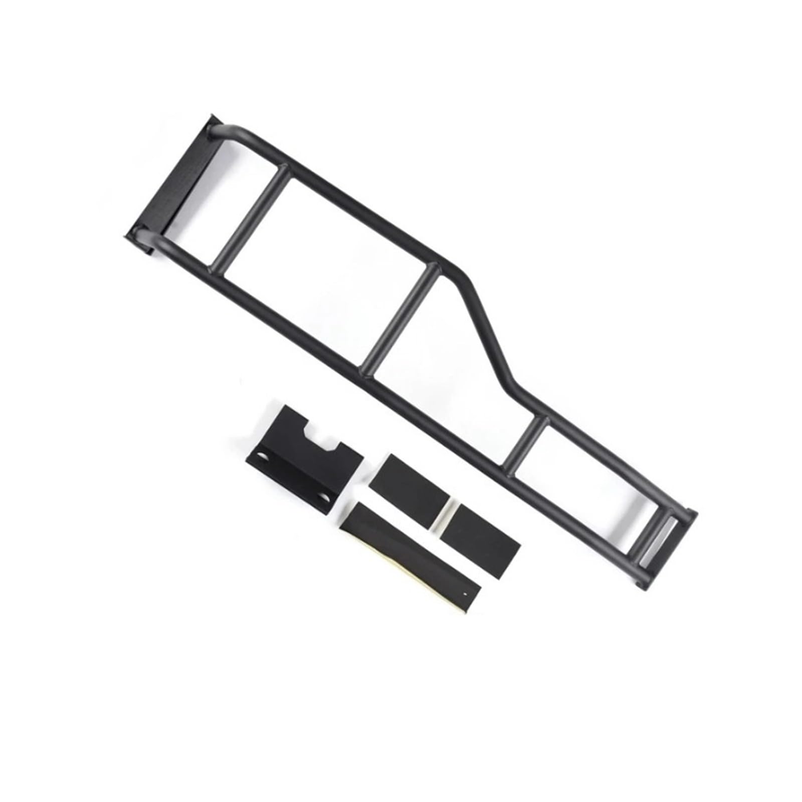 OLQYBD 2006–2023 Jahr, kompatibel mit Toyota FJ Cruiser, Dachträger-Zubehör, Außenmodifikation, Innenrahmen, Schalter, Lichtleiter, Aluminiumlegierung(Tailgate Ladder) von OLQYBD