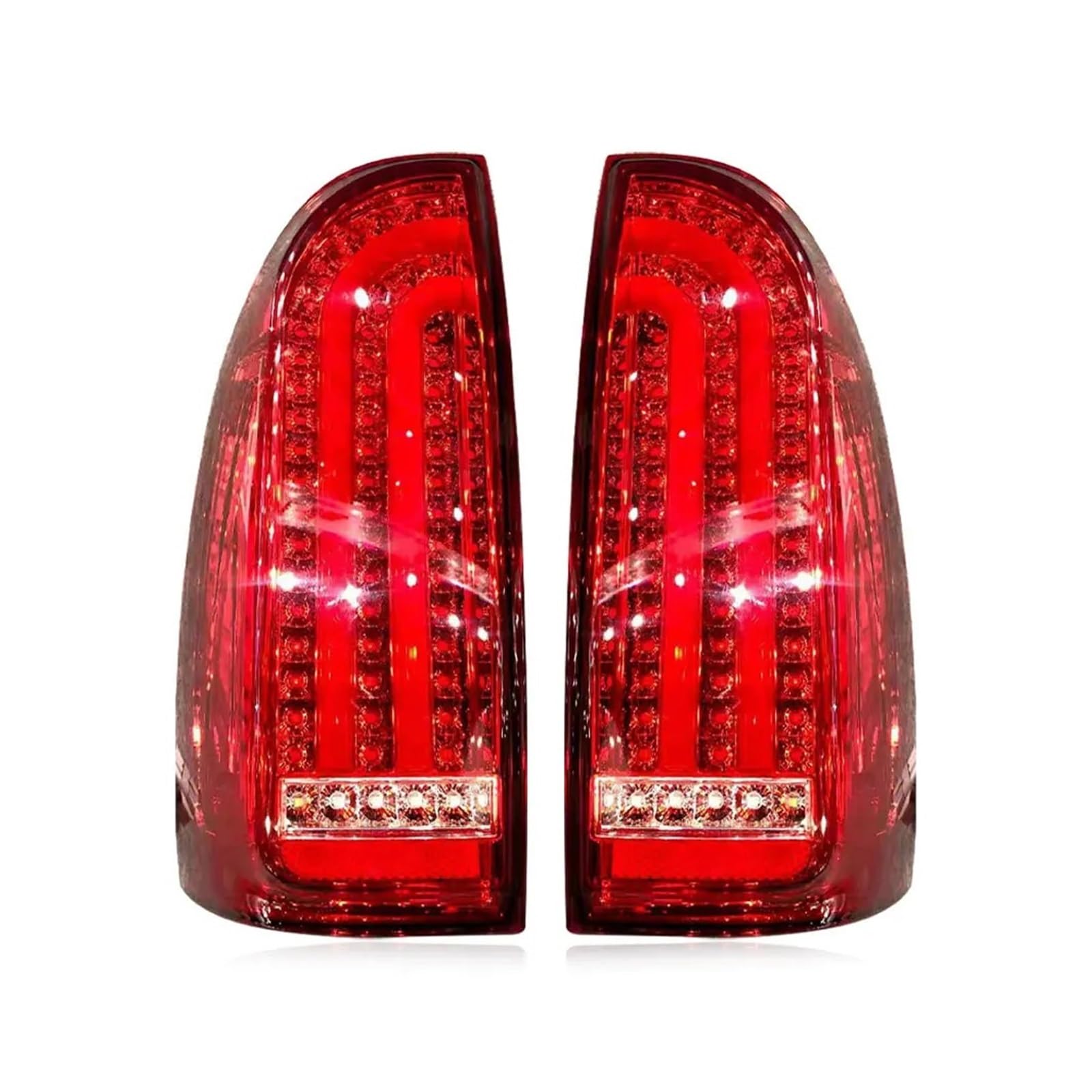 OLQYBD 2PCS Auto Bremse Hinten Lampe Rücklicht Montage Blinker Lichter Kompatibel for Toyota Tacoma 2005 06 07 08 09 10 11 2012 2013 2014 2015(Red Cover) von OLQYBD