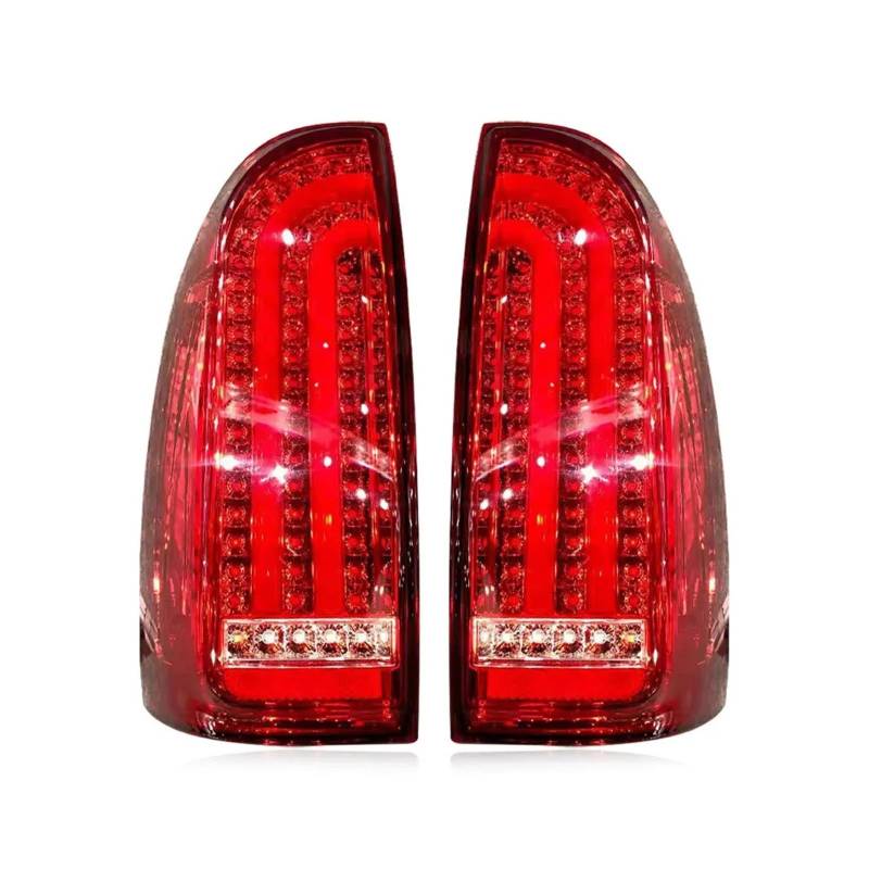 OLQYBD 2PCS Auto Bremse Hinten Lampe Rücklicht Montage Blinker Lichter Kompatibel for Toyota Tacoma 2005 06 07 08 09 10 11 2012 2013 2014 2015(Red Cover) von OLQYBD