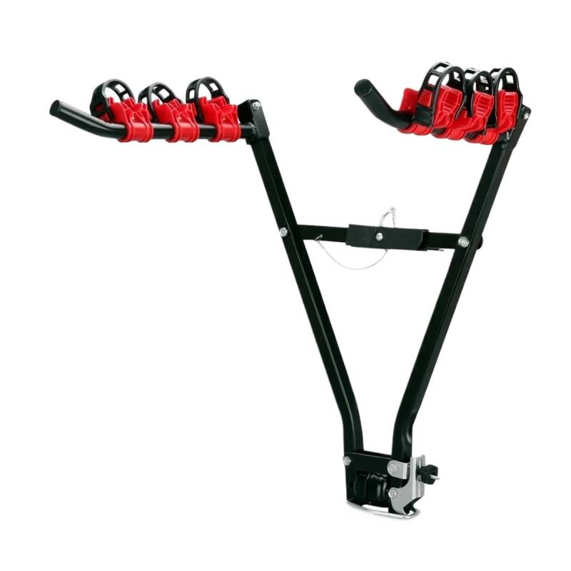 OLQYBD 3 Bikes Träger Rack Stahl V-Rack Stamm Montieren Fahrrad Auto Rack Halter Stehen SUV Hinten Rack Fahrrad Rack for Auto von OLQYBD