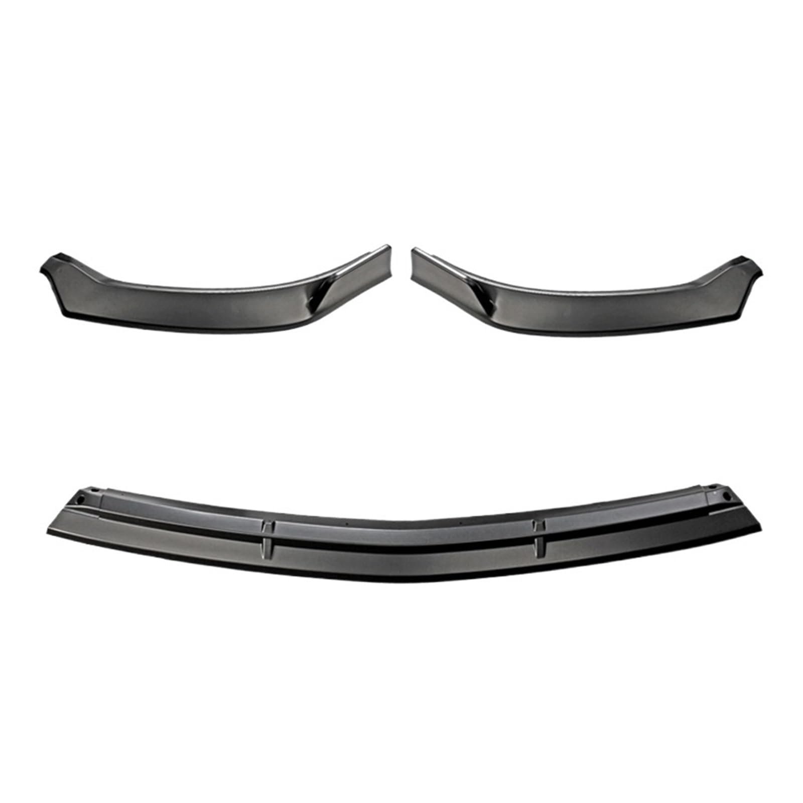 OLQYBD 3PCS Stoßstange Lippe Auto Front Stoßstange Splitter Lip Spoiler Kompatibel for Benz EINE KLASSE W177 Racing Typ Auto zubehör(Matte Black) von OLQYBD