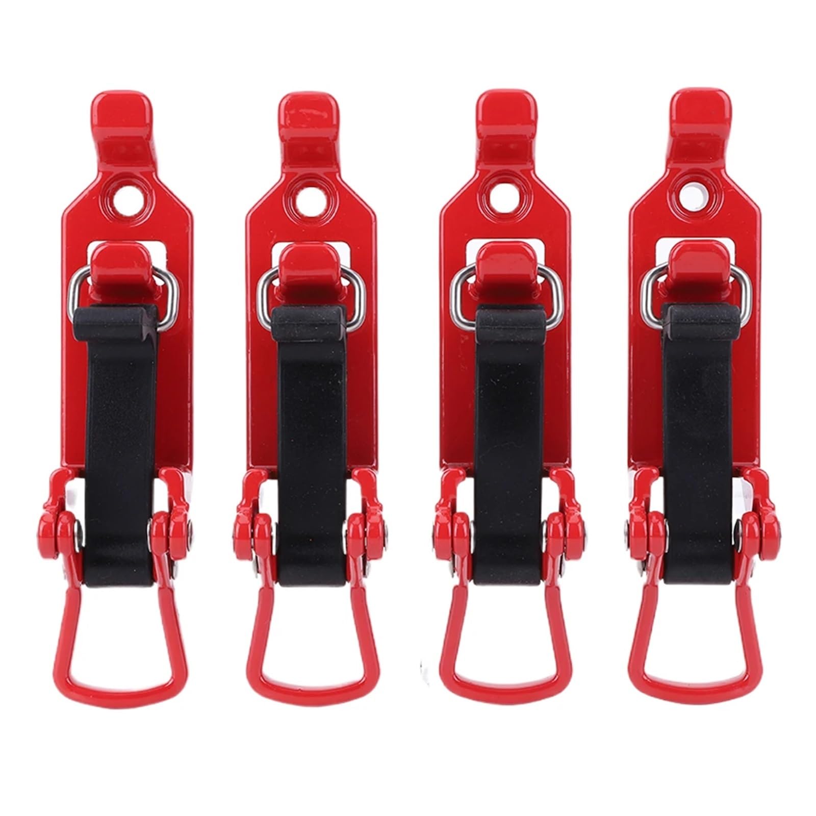 OLQYBD 4 PCS Schaufel Montieren Auto Zubehör Clamp Montage Halterung Axt Halter Organizer Klemme for Dach Rack Boote Militärische Ausrüstung Axt(RED) von OLQYBD