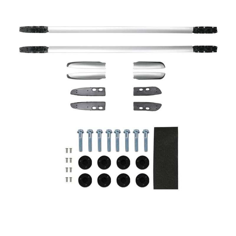 OLQYBD Aluminium Fabrik Silber Top Dachgepäckträger Seitenschienen Bar AU Lager Auto Auto Accessoreis Teile Kompatibel for Toyota RAV4 2013 2014 2015 2016 2017 2018 2019 Dachgepäckträger Seitenschiene von OLQYBD