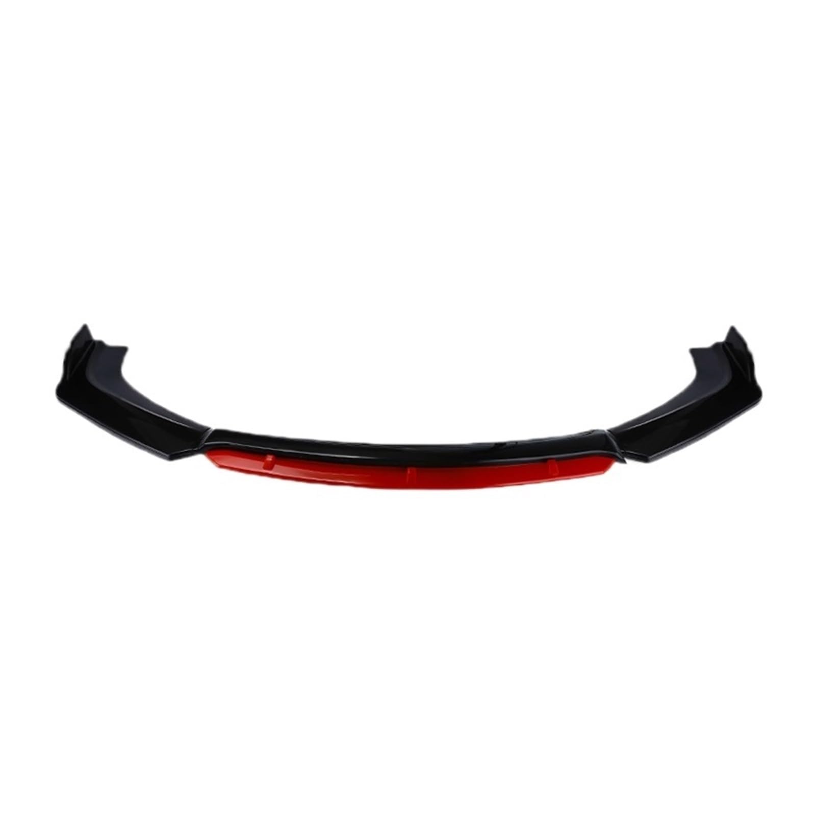 OLQYBD Auto Front Schaufel Lip Carbon Fiber Bumper Spoiler Schutz Zubehör Kompatibel for Audi(Glossy Black and Red) von OLQYBD