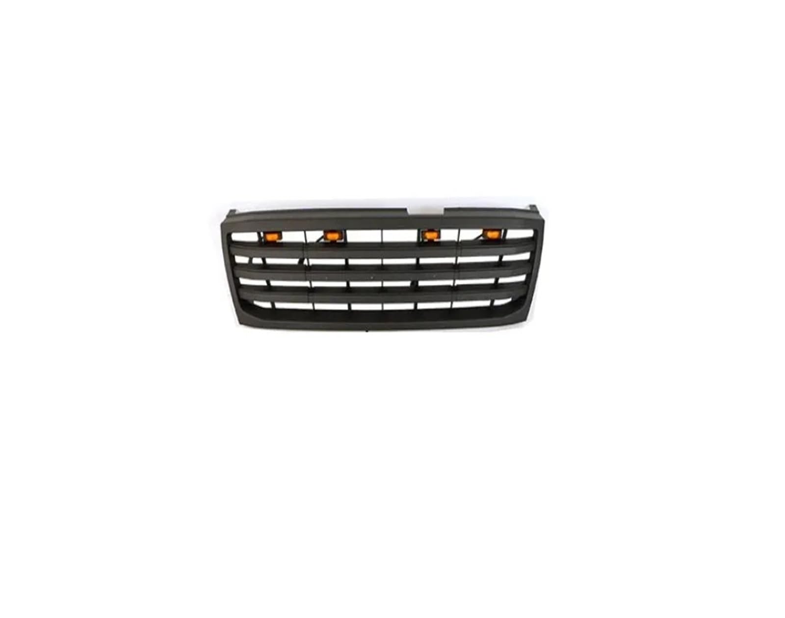 OLQYBD Auto-Frontstoßstangen-Obergrill mit bernsteinfarbenem Lampenschirm, kompatibel for Toyota Land Cruiser LC100 Frontscheinwerfer-Zubehör 1998 1999 2000 2001 2002 2003 2004 2005 2006(2 with LED) von OLQYBD