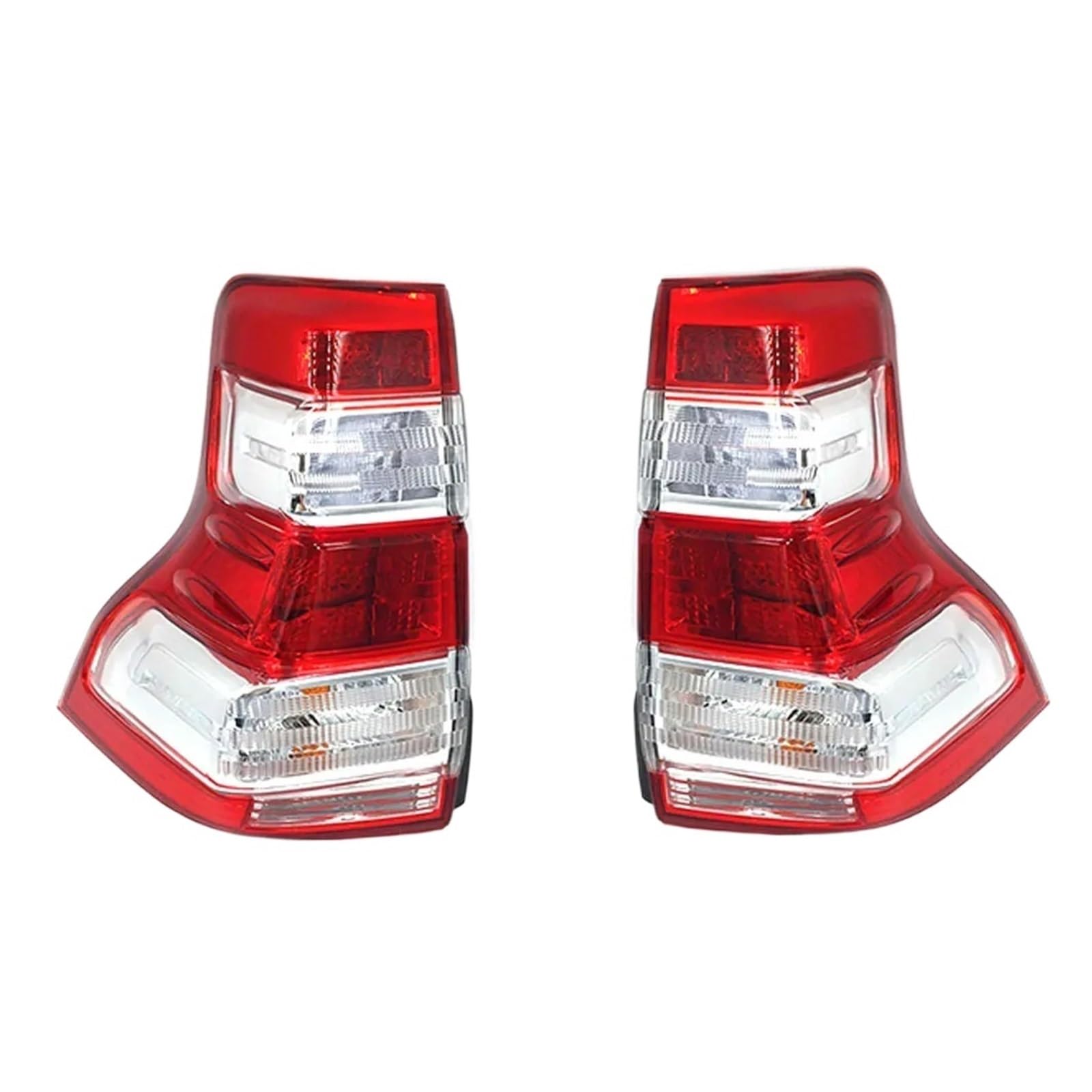 OLQYBD Auto Hinten Rücklicht Blinker Bremslicht Warnlicht Stoßstange Licht Rücklicht Montage Kompatibel for Toyota Prado 2014 2015 2016(Left,Red) von OLQYBD