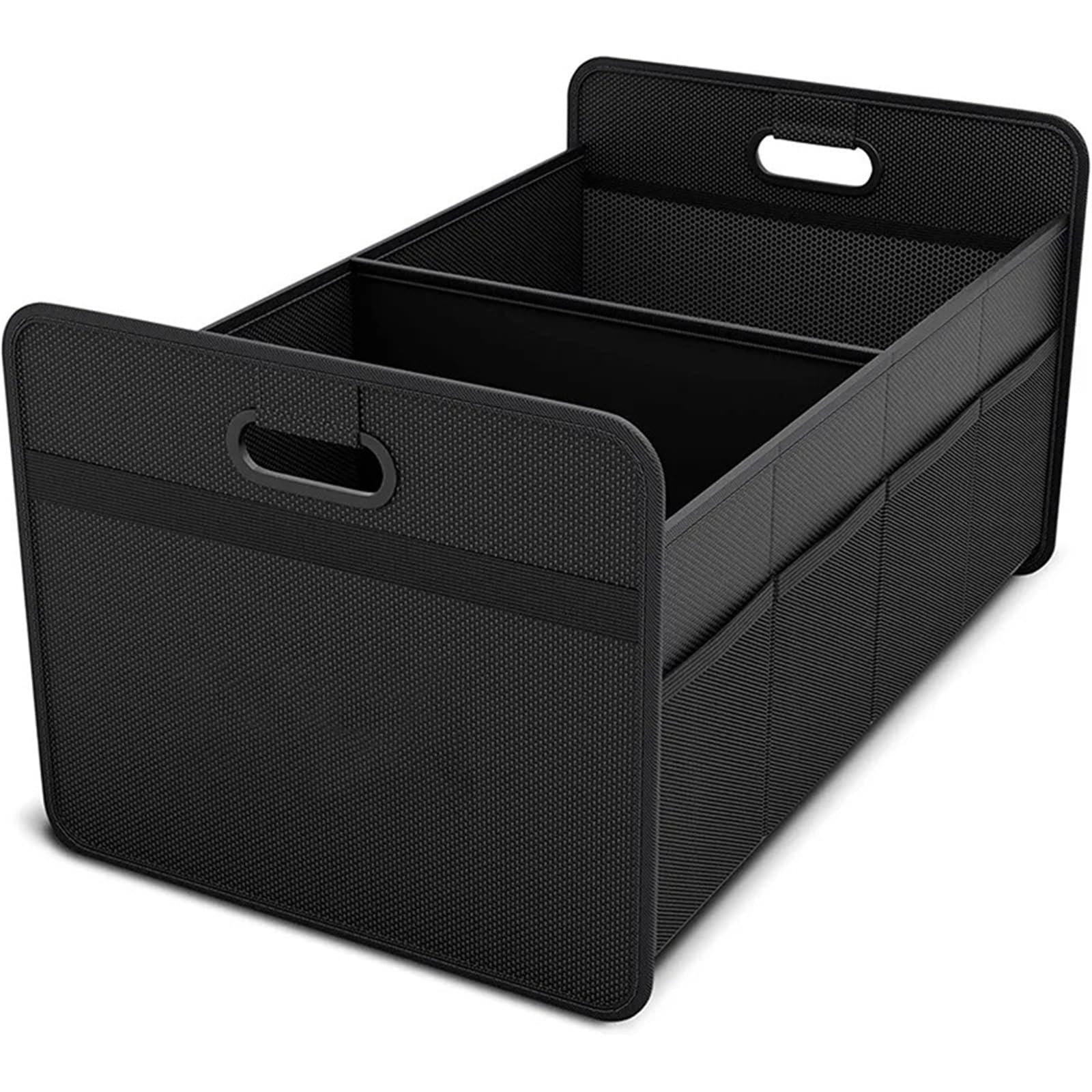 OLQYBD Auto-Kofferraum-Aufbewahrungsbox, Aufbewahrungsbox, Oxford-Stoff, zusammenklappbar, for Autozubehör, Auto-Aufbewahrungsbox(Black) von OLQYBD