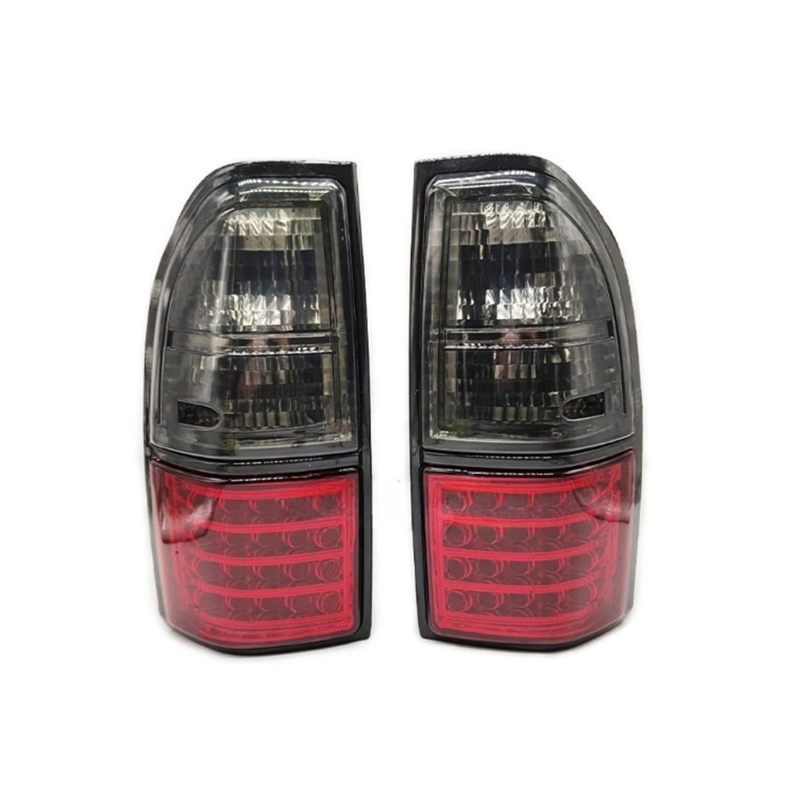 OLQYBD Auto Rücklicht Blinker Warnung Stop Nebel Lampe Rücklicht Kompatibel for Toyota Prado Land Cruiser 90 1997 1998 1999 2000 2001 2002(Red Smoke) von OLQYBD