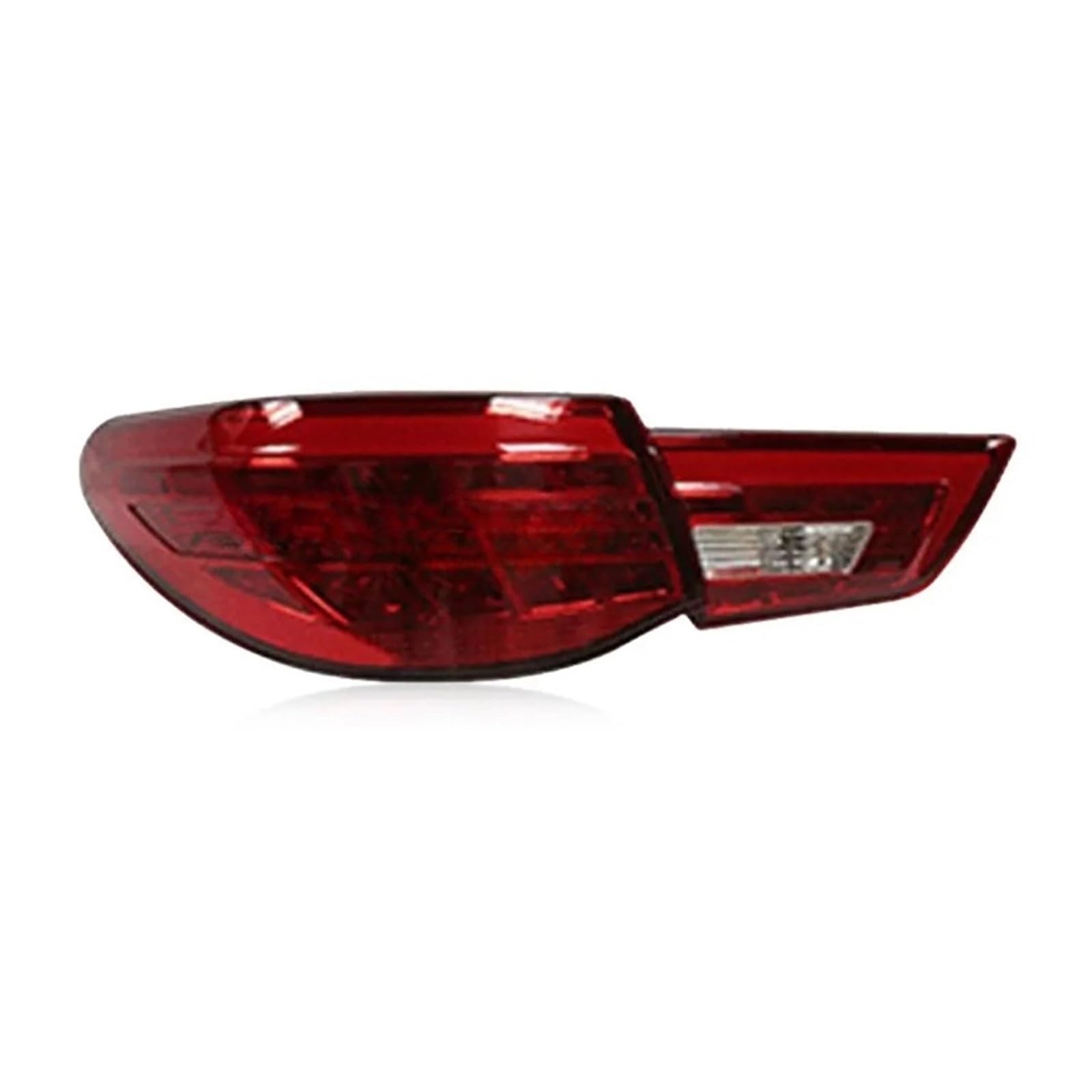 OLQYBD Auto Styling Rücklicht Kompatibel for Toyota Reiz Rückleuchten 2010 2011 2012 Mark X Rücklicht Signal Stop Hinten Lampe Zubehör(Red Cover) von OLQYBD