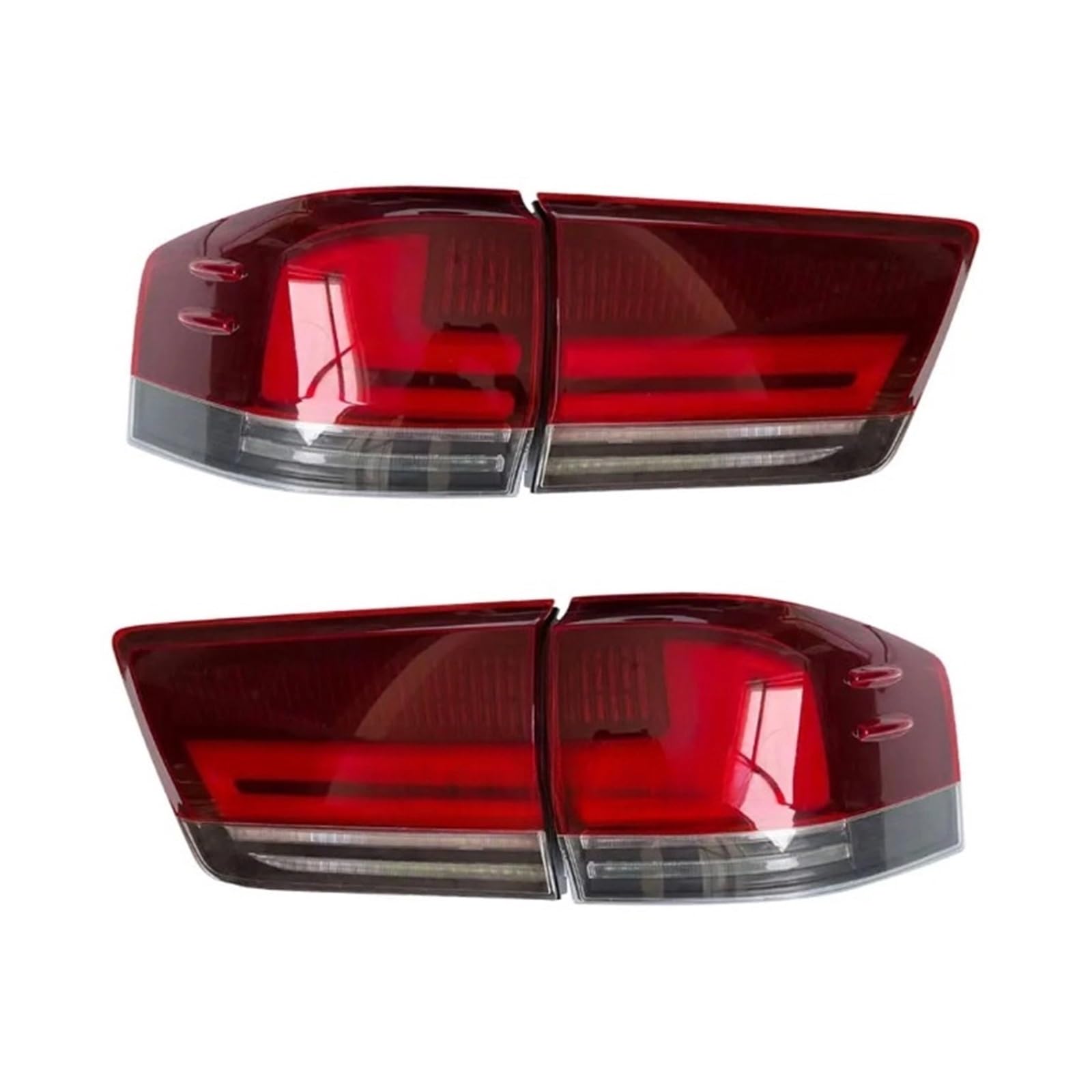 OLQYBD Auto Styling Rücklicht Rückleuchten Blinker Lichter Zubehör 2PCS Kompatibel for Toyota Land Cruiser 300 LC300 2022 2023(Red Cover) von OLQYBD