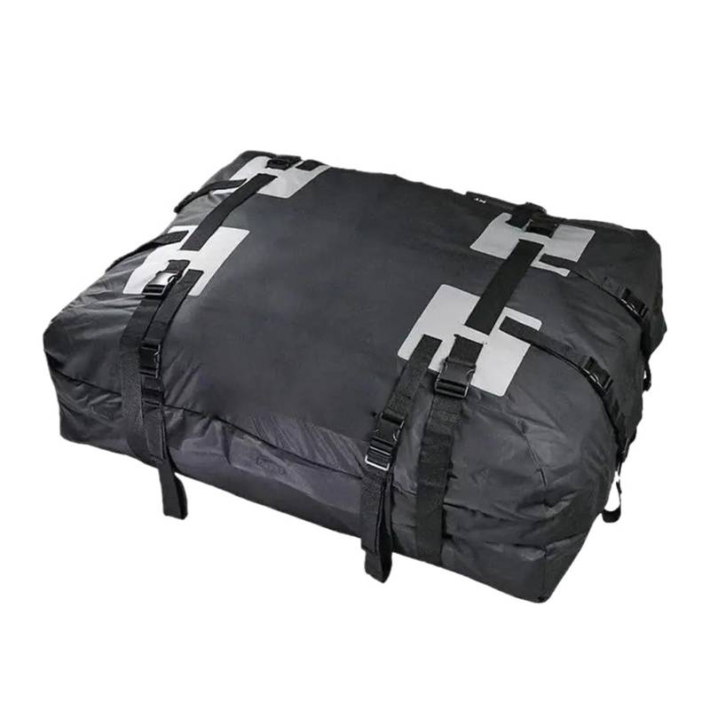 OLQYBD Autodachtasche, 600D Oxford-Stoff, Dachträger, Frachtträger, 15 Kubikfuß, faltbares Design, Autofracht-Dachtasche, weiche Autotasche(600D roof Bag) von OLQYBD