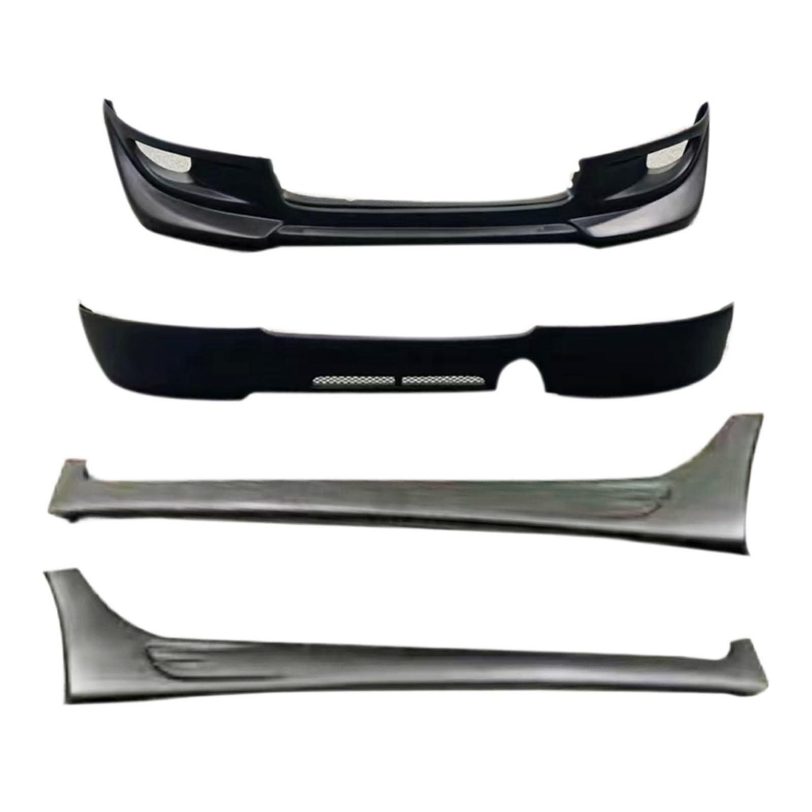 OLQYBD Front Lip Hinten Llip Seite Röcke ABS Kunststoff Material Auto Stoßstange for Yaris Auto Körper for 2008 2009 2010 2011 kompatibel for Toyota Yaris von OLQYBD