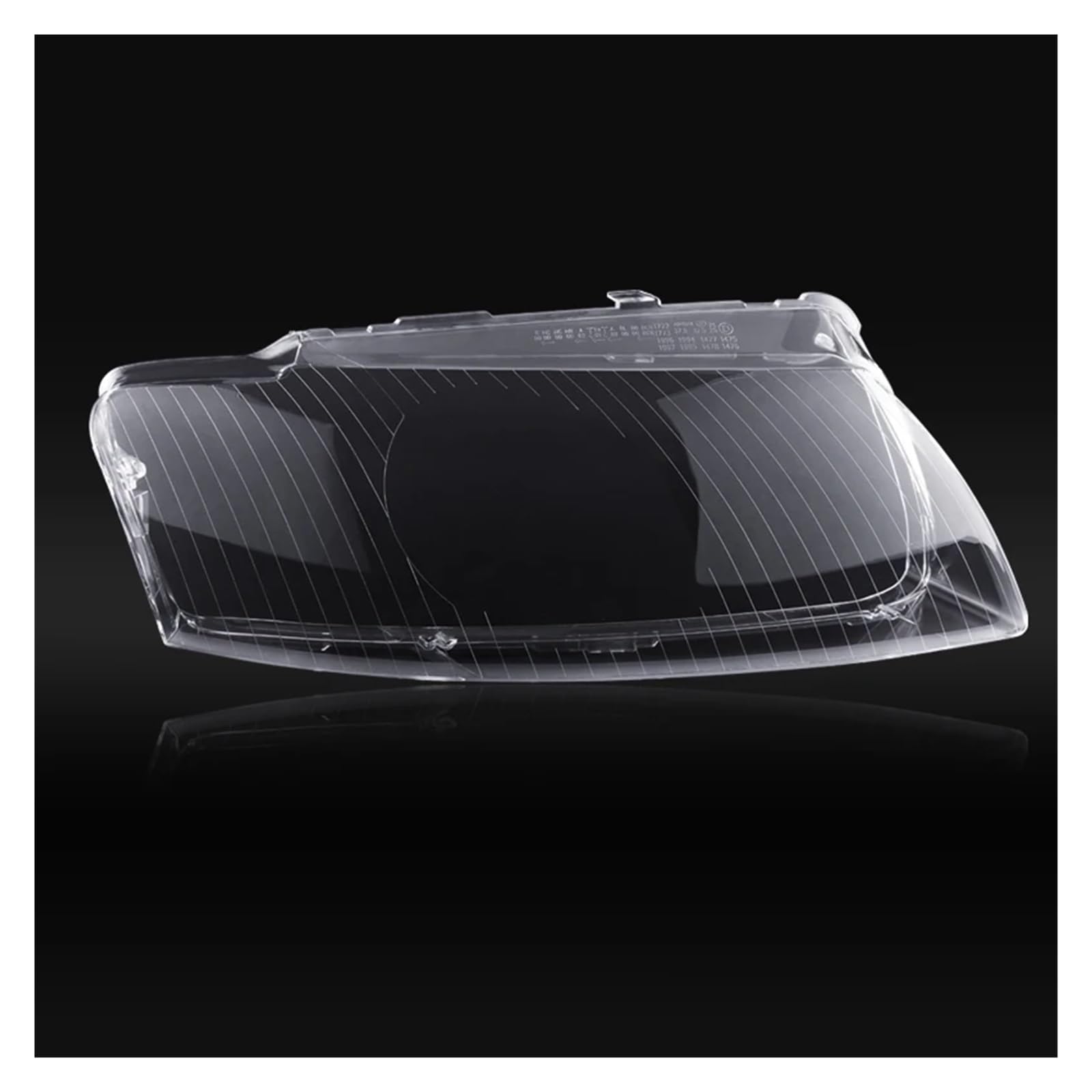 OLQYBD Frontscheinwerfer-Scheinwerfergehäuse-Abdeckung, transparente Lampenschirme, kompatibel for Audi A8 D3 2002 2003 2004 2005 2006 2007 2008 2009, Ersatzlinse for Scheinwerferabdeckung(Right) von OLQYBD