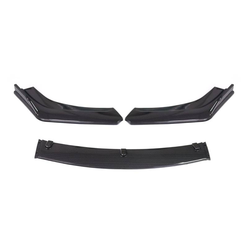 OLQYBD Frontstoßstange Lippenspoiler Seitenteiler Diffusor Abdeckung Body Kit Deflektor Kompatibel for Audi A3 S3 RS3 A4 S4 RS4 2008 2009 2010 2011 2012 Autozubehör(Carbon Fiber Look) von OLQYBD