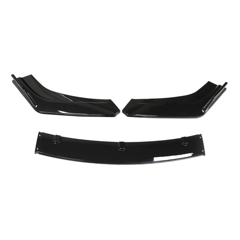 OLQYBD Frontstoßstange Lippenspoiler Seitenteiler Diffusor Abdeckung Body Kit Deflektor Kompatibel for Audi A3 S3 RS3 A4 S4 RS4 2008 2009 2010 2011 2012 Autozubehör(Glossy Black) von OLQYBD