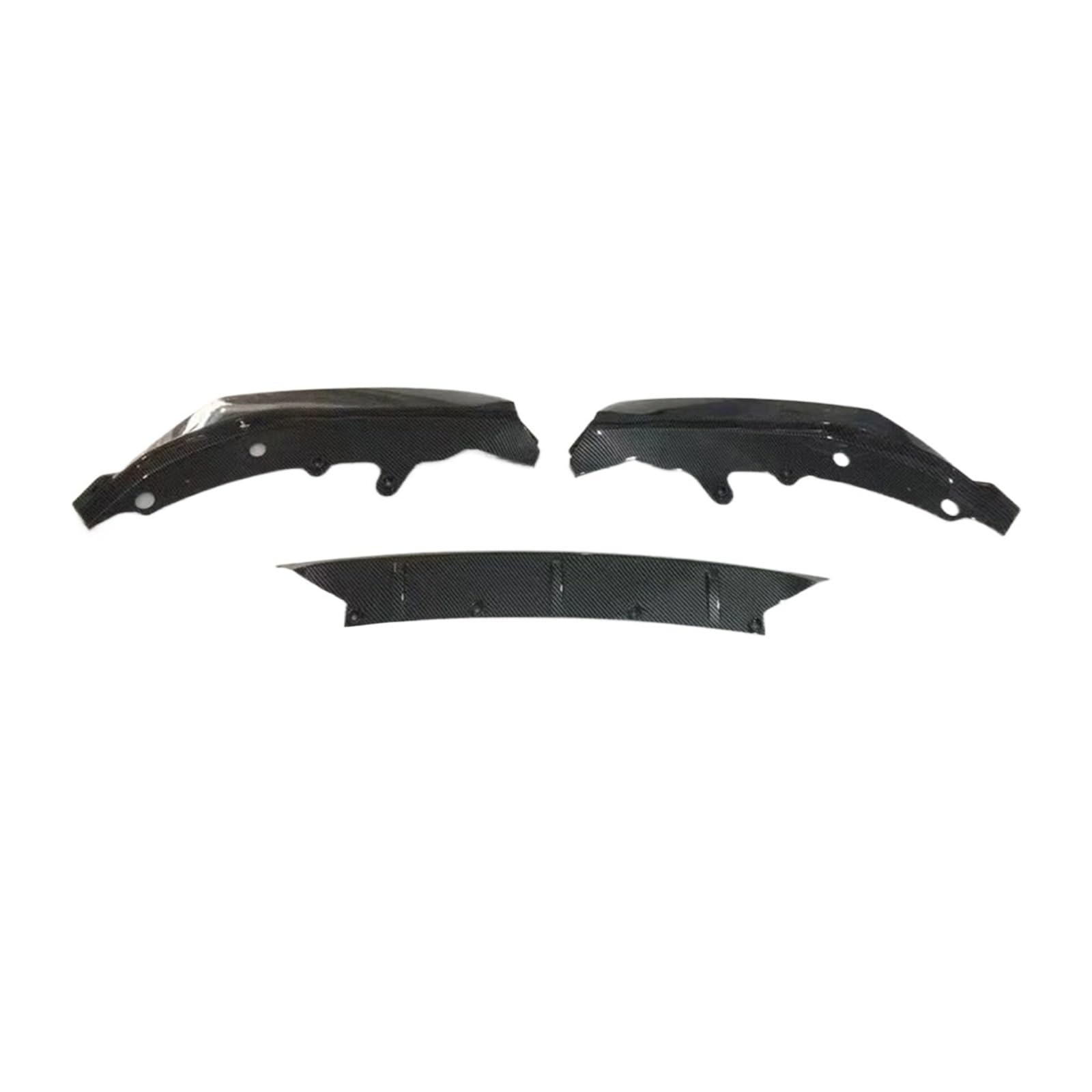 OLQYBD Frontstoßstangen-Lippenspoiler, seitliche untere Splitter, Karosserie, kompatibel for BMW 4er G22 G23 430i Coupe, Autozubehör, Auto-Stoßstange, Kfz-Modifikationsteile, Auto-Spoilerlippe(Carbon von OLQYBD