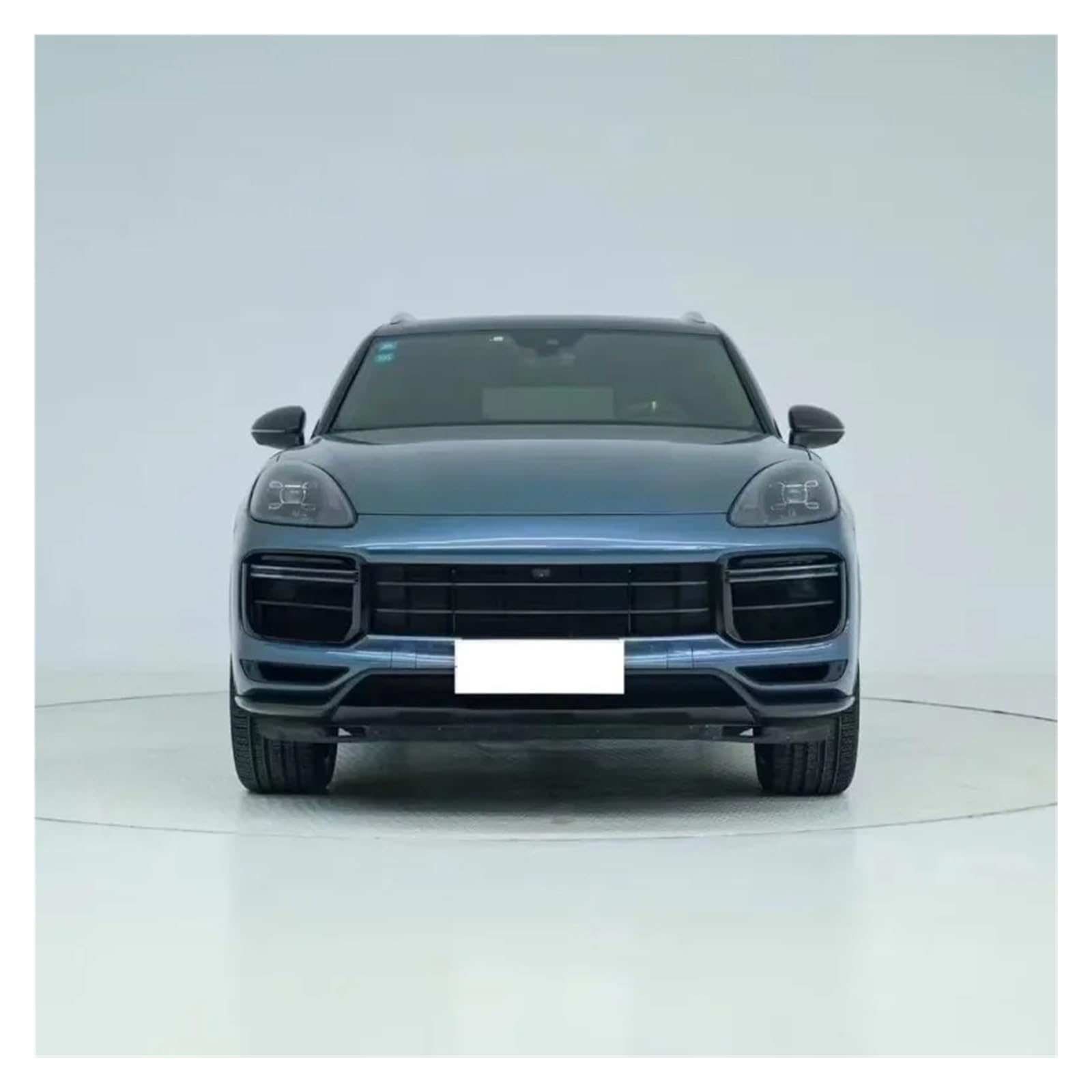 OLQYBD Kompatibel for Porsche Cayenne Body Kit 2011 2012 2013 2014 2015 2016 2017 bis 2018 2019 2020 2021 2022 Scheinwerfer Rücklichter 958 Frontstoßstange(Lavender) von OLQYBD