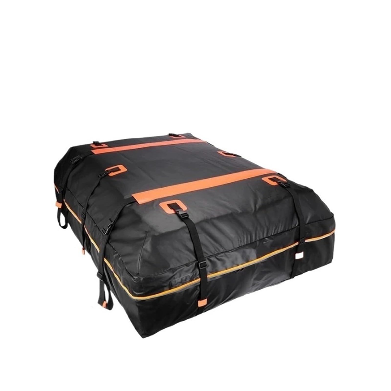 OLQYBD Outdoor wasserdichter Kofferraum for Autodach 550L 20 Zoll Autodachtasche tragbare und Faltbare Aufbewahrung Autodachbox SUV Gepäcktasche Autoträger Zubehör Reiseausrüstung(15 inch orange) von OLQYBD