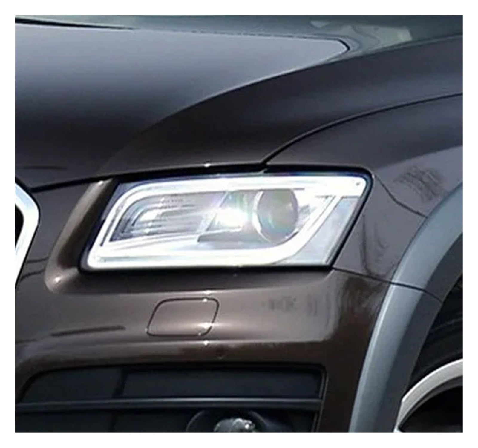 OLQYBD Scheinwerfer Lampenschirm Scheinwerfer Glasabdeckung Objektiv Schutzhülle Autoscheinwerfer Reparatursatz Transparente Abdeckung Kompatibel for Audi Q5 2014 2015 2016 Scheinwerferabdeckung Ersat von OLQYBD