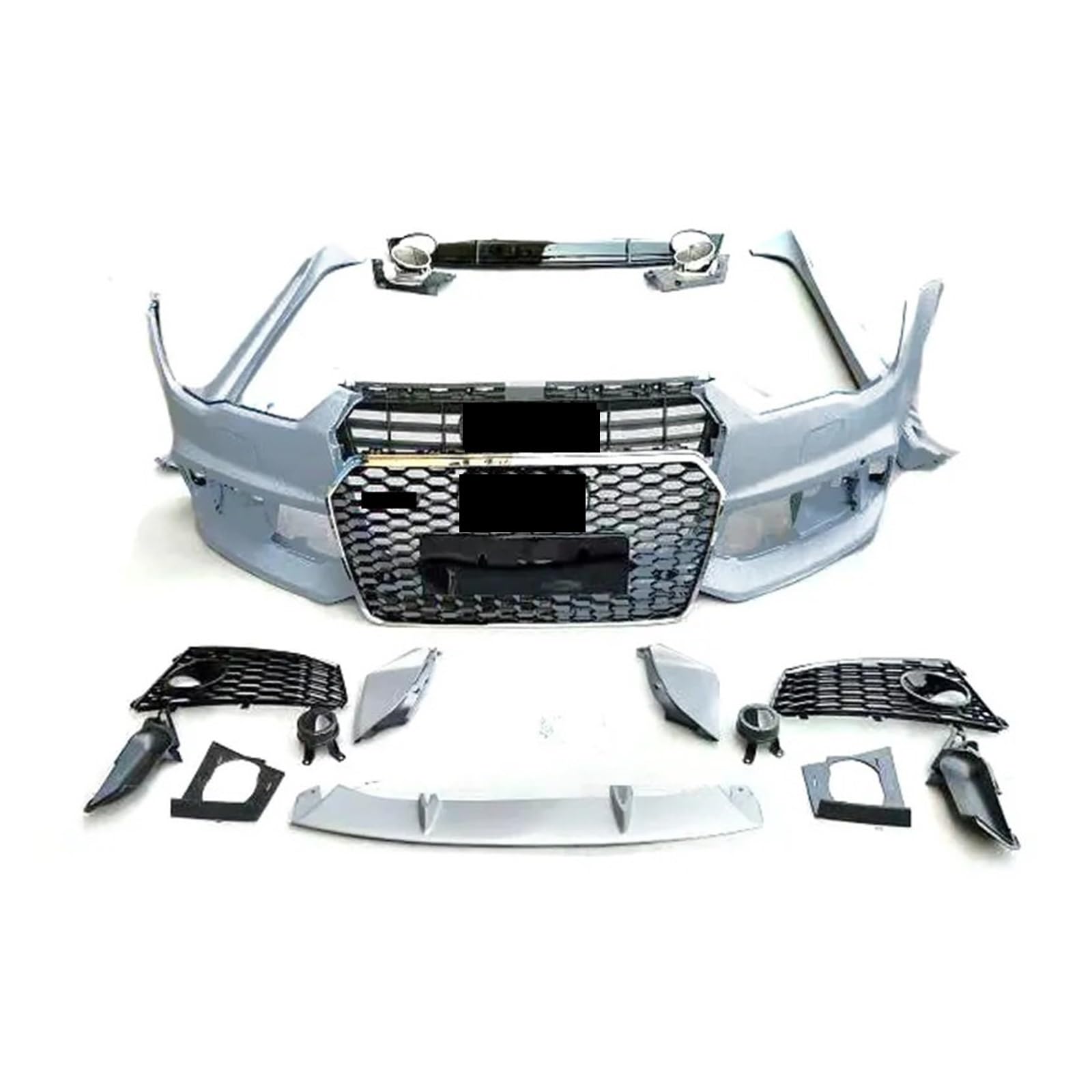 OLQYBD Set Frontstoßstangen-Upgrade-Kit kompatibel for Audi A7 bis RS7 Frontstoßstangen-Upgrade-Kit – Verbessern Sie den Stil und die Leistung Ihres Fahrzeugs(Front Grill) von OLQYBD