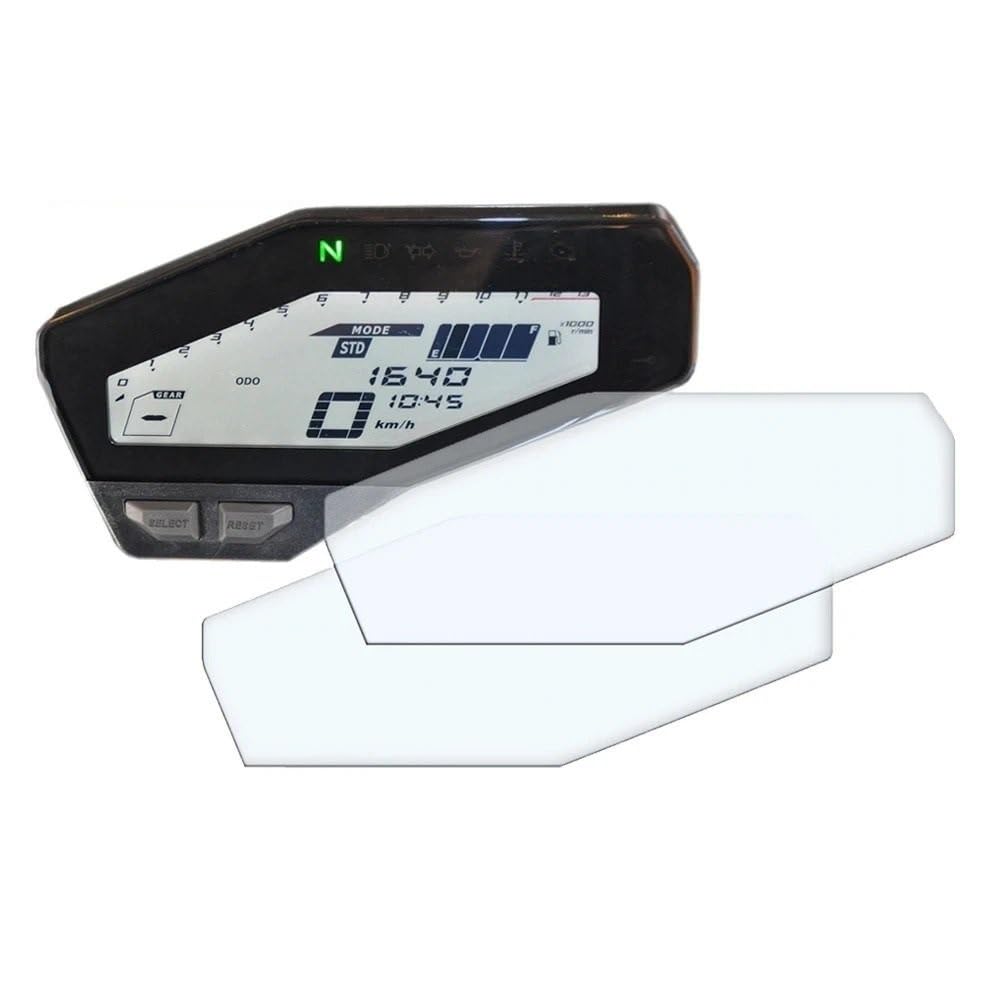 OLXWFNTD Motorrad-Armaturenbrett-Schutz Für MT-09 MT09 FZ-09 FZ09 2013-2018 Motorradcluster Scratch Protection Film Screen Protector Instrument Accessoires von OLXWFNTD