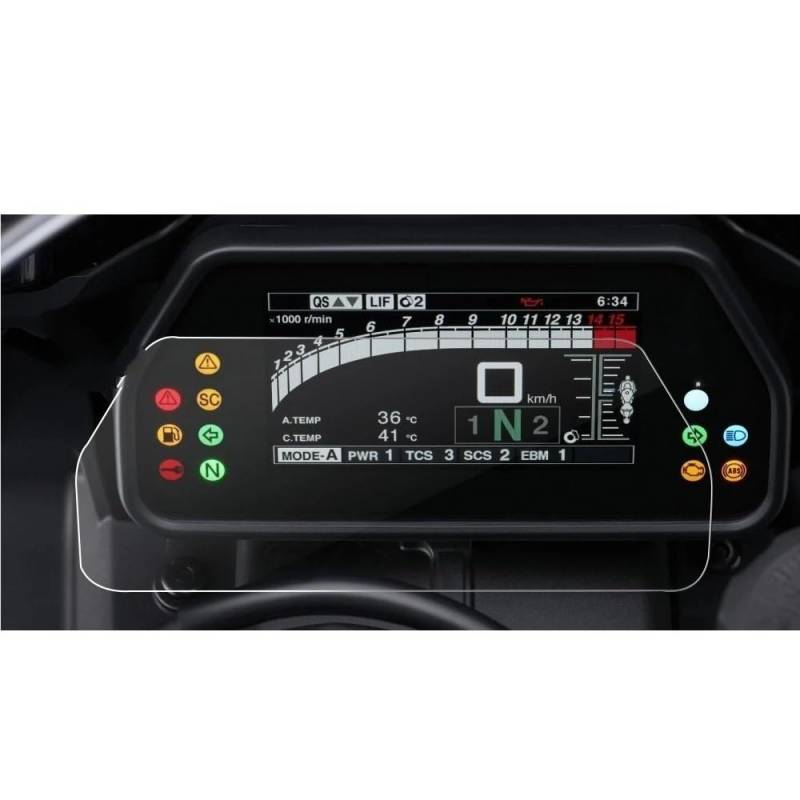 OLXWFNTD Motorrad-Armaturenbrett-Schutz Für YZF R1 R1M 2022 2021 Motorrad Scratch Cluster Schutz Instrument Film Zubehör Zubehör Bildschirm Dashboard(1pcs) von OLXWFNTD