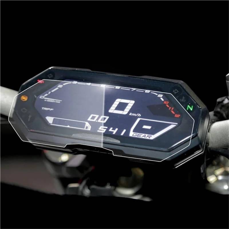 OLXWFNTD Motorrad-Armaturenbrett-Schutz Motorrad Instrument Dashboard Cluster Scratch Schutz Film Screen Protector Für MT07 FZ-07 Tracer 7 GT 2021-2022 von OLXWFNTD