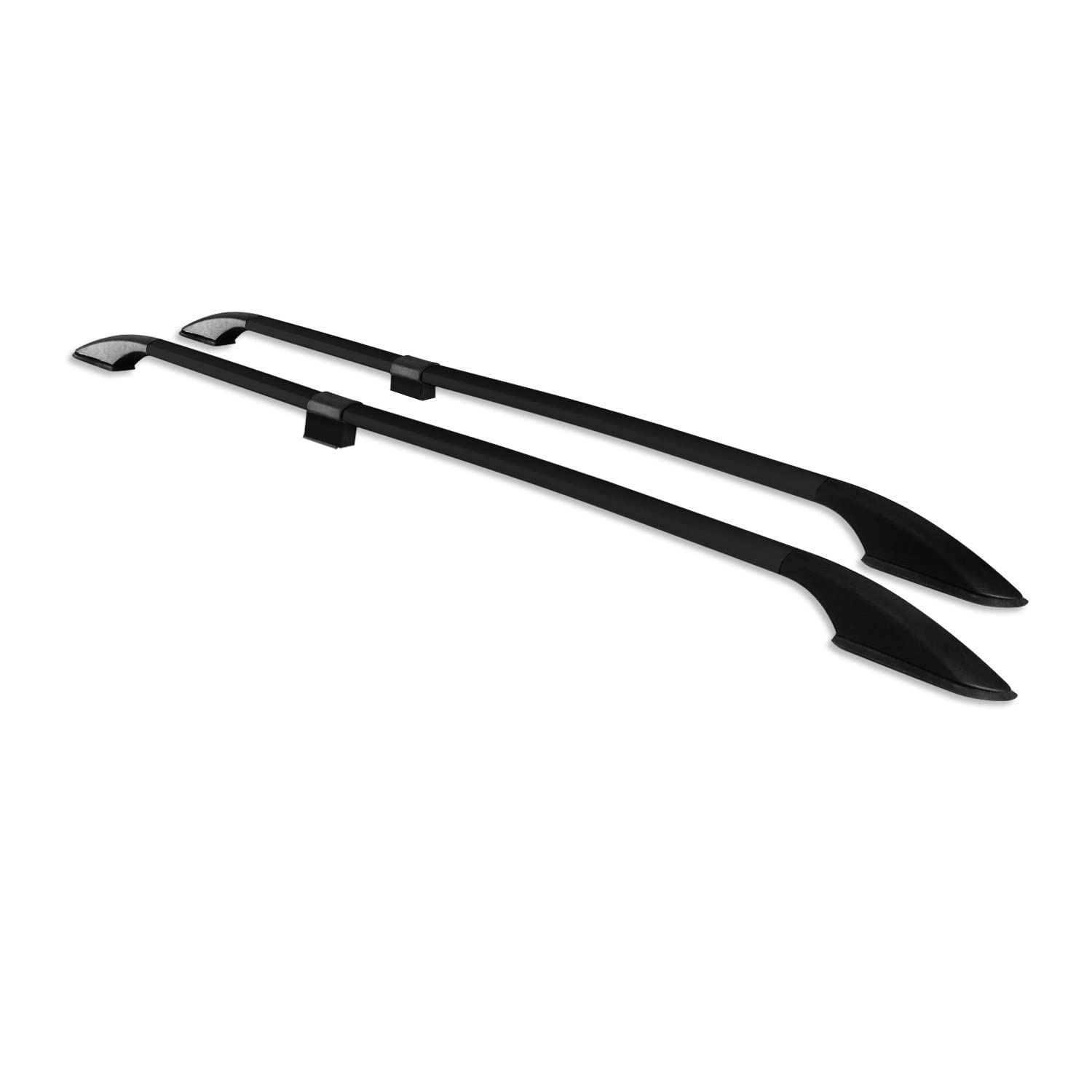 Dachreling Relingträger für VW T5 T6 2003-2025 L1 Kurzer Alu Schwarz 2X von OMAC