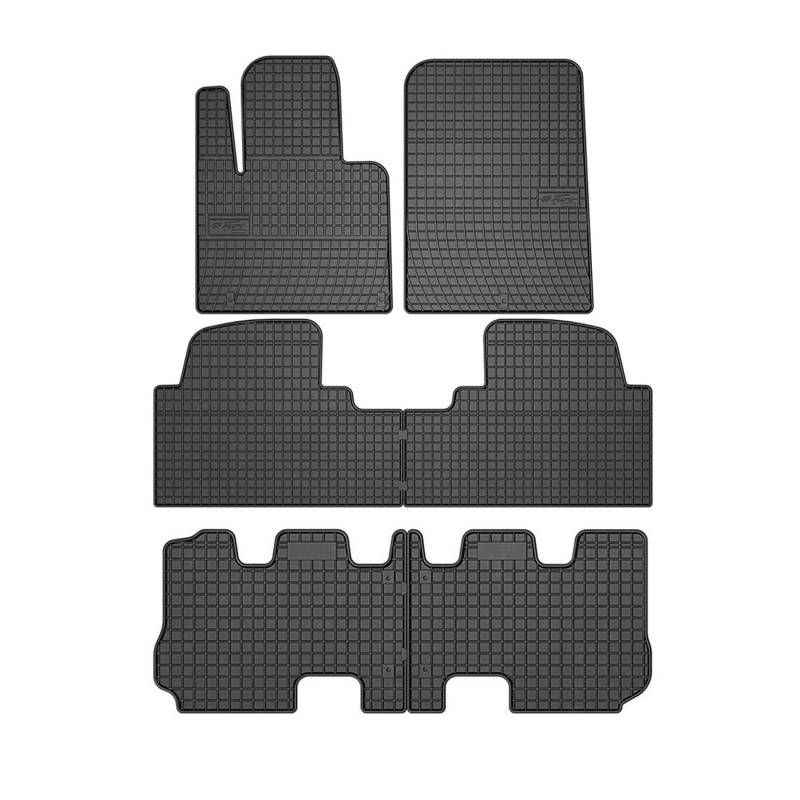 Fußmatten Automatten kompatibel mit Hyundai Santa FE III 2015-2018 OMAC Antirutsch Gummimatten 3D Schwarz von OMAC
