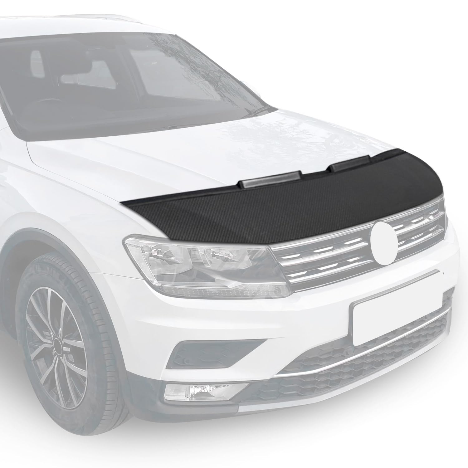 Haubenbra Steinschlagschutz Bonnet Bra für VW T-Roc 2017-2025 Carbon Optik Halb von OMAC