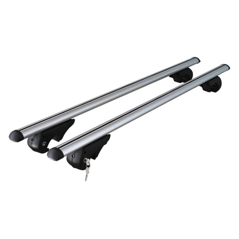 Menabo Dachträger Gepäckträger für VW Caddy 2021-2025 90kg TÜV Aluminium Grau 2X von OMAC