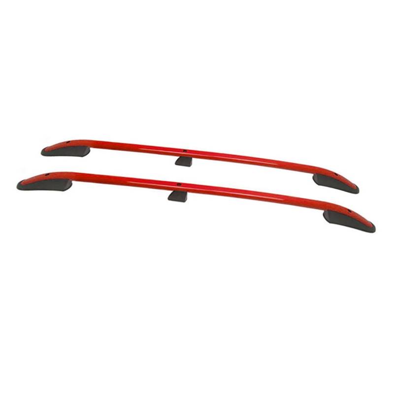 Dachreling Dachgepäckträger für Mercedes Vito W639 2003-2014 L1 Kurzer Alu Rot von OMAC